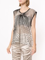 Thumbnail for your product : Taylor Sequin Sector sleeveless top