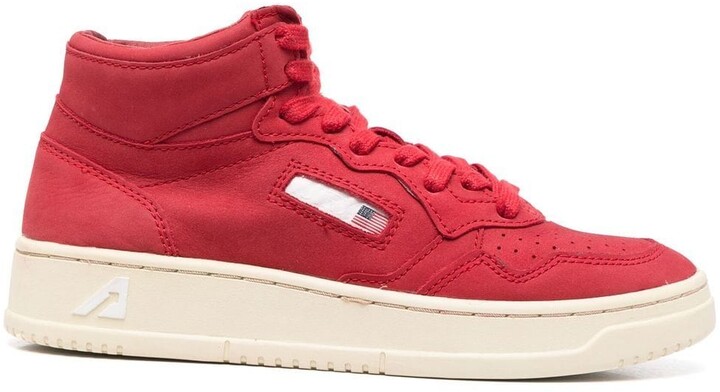 cheap red high tops