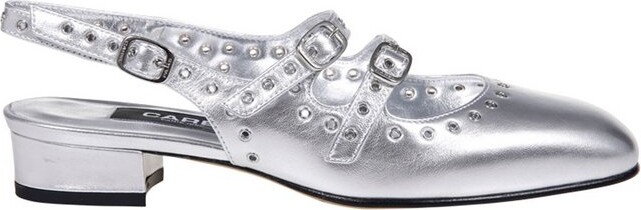 Carel Paris Eyelets Slingback Mary Janes