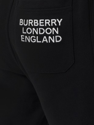 Burberry Embroidered Logo Track Trousers