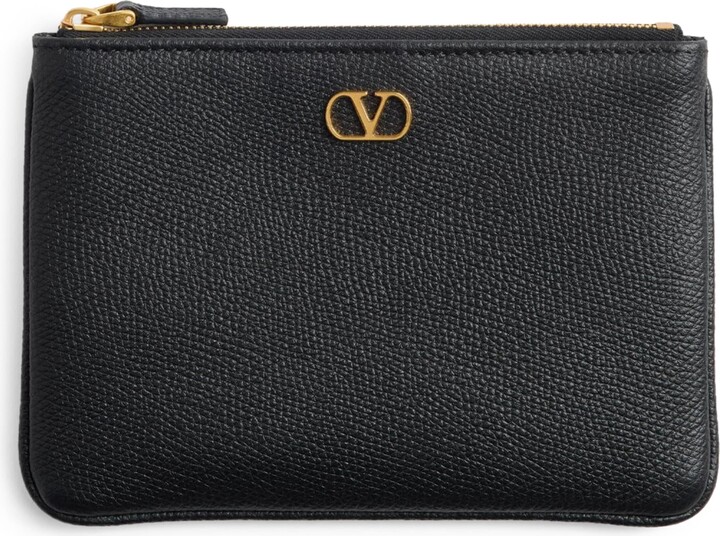 Valentino Garavani Leather VLogo Signature Pouch