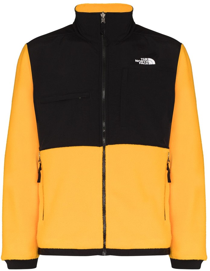 north face yellow coat