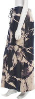Thumbnail for your product : Celine Tie-Dye Denim Maxi Skirt