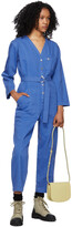 Thumbnail for your product : A.P.C. Blue Denim Gaelle Jumpsuit
