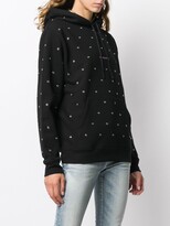 Thumbnail for your product : Saint Laurent Eyelet Logo Hoodie