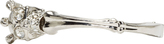 Thumbnail for your product : Alexander McQueen Silver Claw Skull Hinged Bracelet