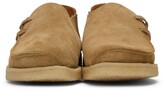 Thumbnail for your product : Padmore & Barnes Taupe Suede Crepe Derbys