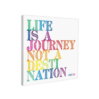 Dormify Quotable Life is a Journey Canvas