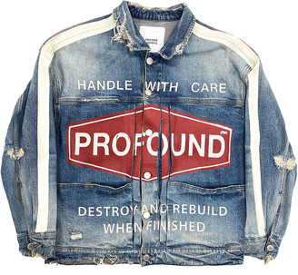 destroyed denim jacket mens