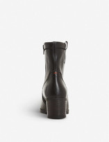 Thumbnail for your product : Bertie Pacer block heel leather ankle boots