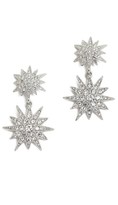Thumbnail for your product : Kenneth Jay Lane Crystal Star Earrings
