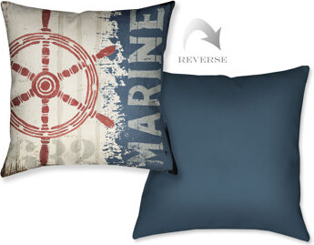 Laural Home Nautical VI Throw Pillow