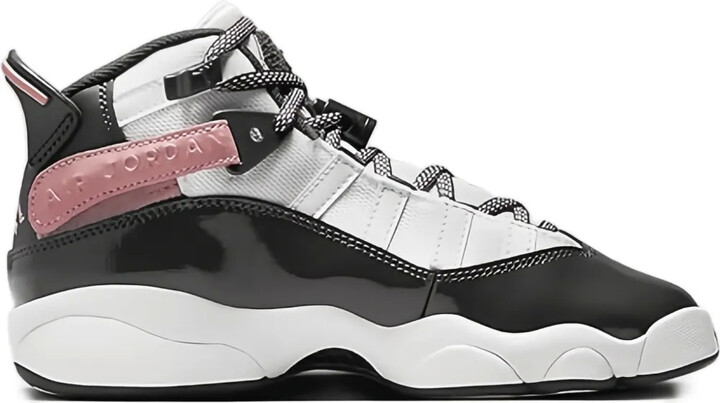 Jordan 6 Rings GS "White/Red Stardust/Vapor Green/Anthracite" sneakers
