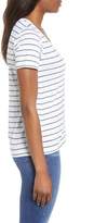 Thumbnail for your product : Lucky Brand Stripe Burnout Tee
