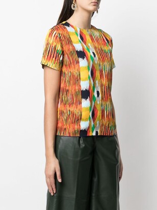 Céline Pre-Owned abstract print T-shirt