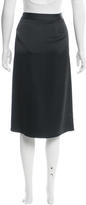 Thumbnail for your product : Protagonist Satin Asymmetrical Skirt w/ Tags