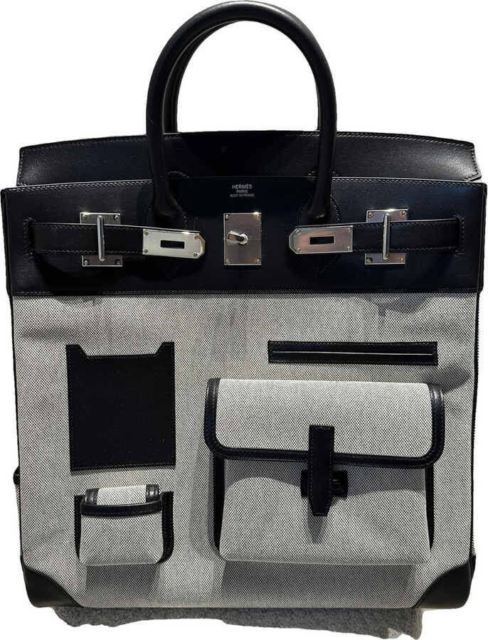 Hermes Haut à Courroies cloth handbag ShopStyle Shoulder Bags