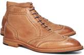 Thumbnail for your product : Brooks Brothers Leather Perforated Contrast Boots