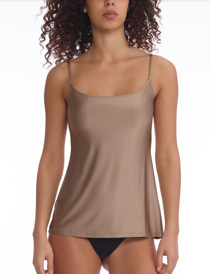 Commando Faux Silk Cami In Umber
