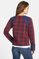 Thumbnail for your product : Jessica Simpson 'Lizzy' Quilted Plaid Jacket