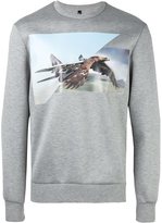 Thumbnail for your product : Neil Barrett eagle plane print sweatshirt
