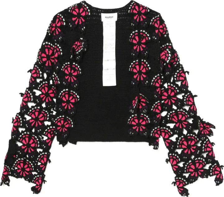 Doublet Butterfly-Detail Cardigan