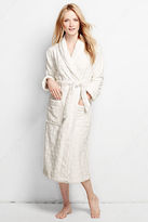Thumbnail for your product : Lands' End Women's Pattern Plush Fleece Robe