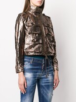 Thumbnail for your product : DSQUARED2 Metallic Lurex Utility Jacket