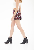 Thumbnail for your product : Forever 21 Watercolor Floral Woven Shorts