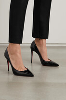 Thumbnail for your product : Christian Louboutin Kate 100 Patent-leather Pumps - Black