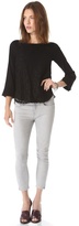 Thumbnail for your product : Ella Moss Victoria Baseball Blouse