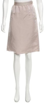 Lanvin Knee-Length Silk Skirt