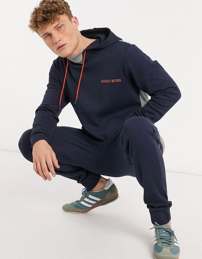 boss bodywear over the head logo sweatshirt