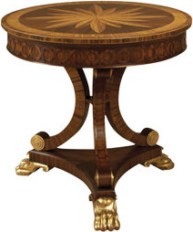 Maitland-Smith Serene Handcarved Round Dining Table