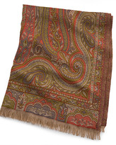 Thumbnail for your product : Brooks Brothers Paisley Wool Wrap