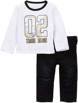 True Religion Camo Tee & Jeans Set (Baby Boys)
