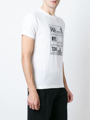 Kenzo travel tag print T-shirt