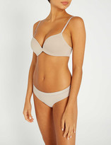 Thumbnail for your product : Calvin Klein Form stretch-jersey push-up plunge bra