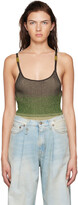 Thumbnail for your product : GCDS SSENSE Exclusive Brown & Green Bodysuit