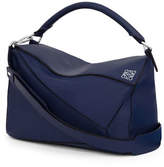 Thumbnail for your product : Loewe Puzzle Large Calf Leather Bag, Navy