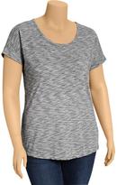 Thumbnail for your product : Old Navy Women's Plus Scoop-Neck Space-Dye Tees