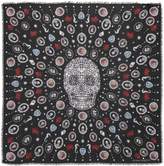 Thumbnail for your product : Alexander McQueen Lost At Sea silk chiffon scarf