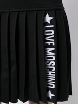 Thumbnail for your product : Love Moschino Knitted Logo Stripe Dress