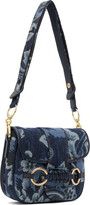 Thumbnail for your product : See by Chloe Blue Saddie Satchel Bag