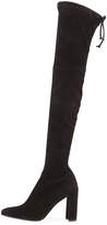 Thumbnail for your product : Stuart Weitzman Highchamp Suede Over-the-Knee Boot