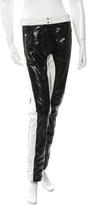 Thumbnail for your product : Faith Connexion Leather Python Embossed Pants