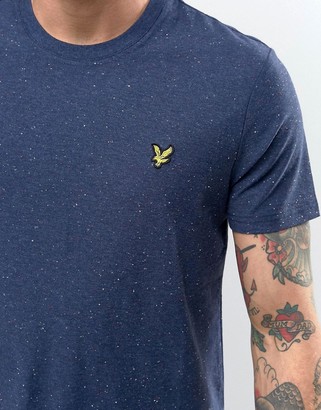 Lyle & Scott Fleck T-Shirt Regular Fit Eagle Logo in Navy