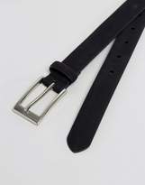 Thumbnail for your product : Ben Sherman Smart Skinny Belt In Black Suede