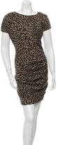 Thumbnail for your product : Sea Cheetah Print Ruched Dress
