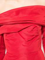 Thumbnail for your product : Oscar de la Renta off-the-shoulder drape neck gown